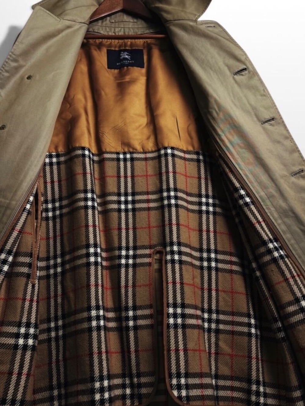 Vintage Burberry London Balmacaan nova check coat